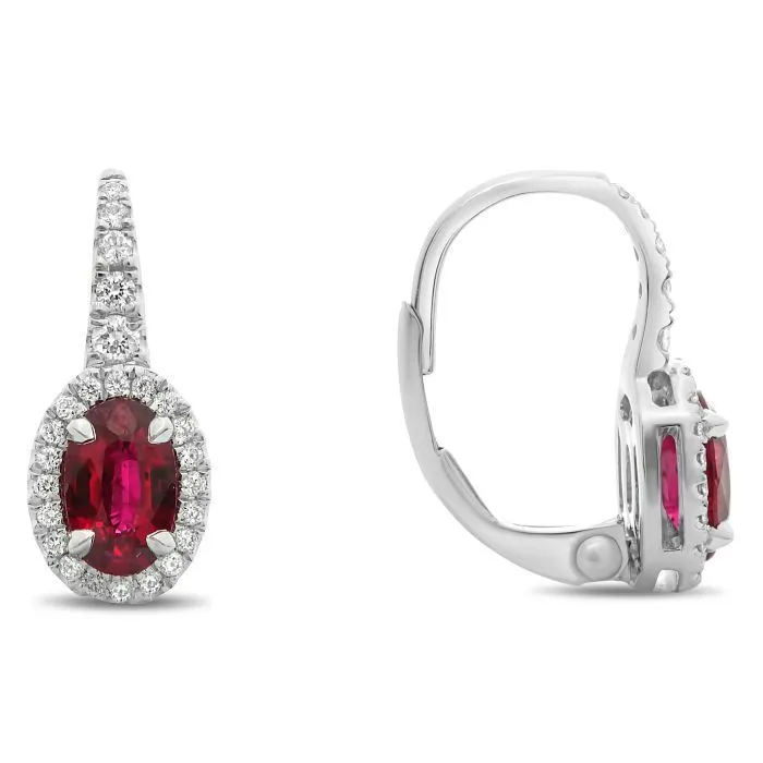 1.25ctw Ruby .19ctw Diamond