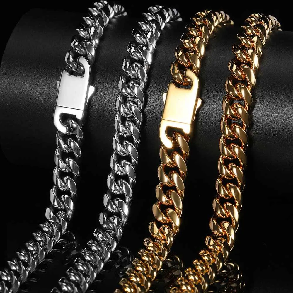 12mm Cuban Chain (Single Plug Buckle)