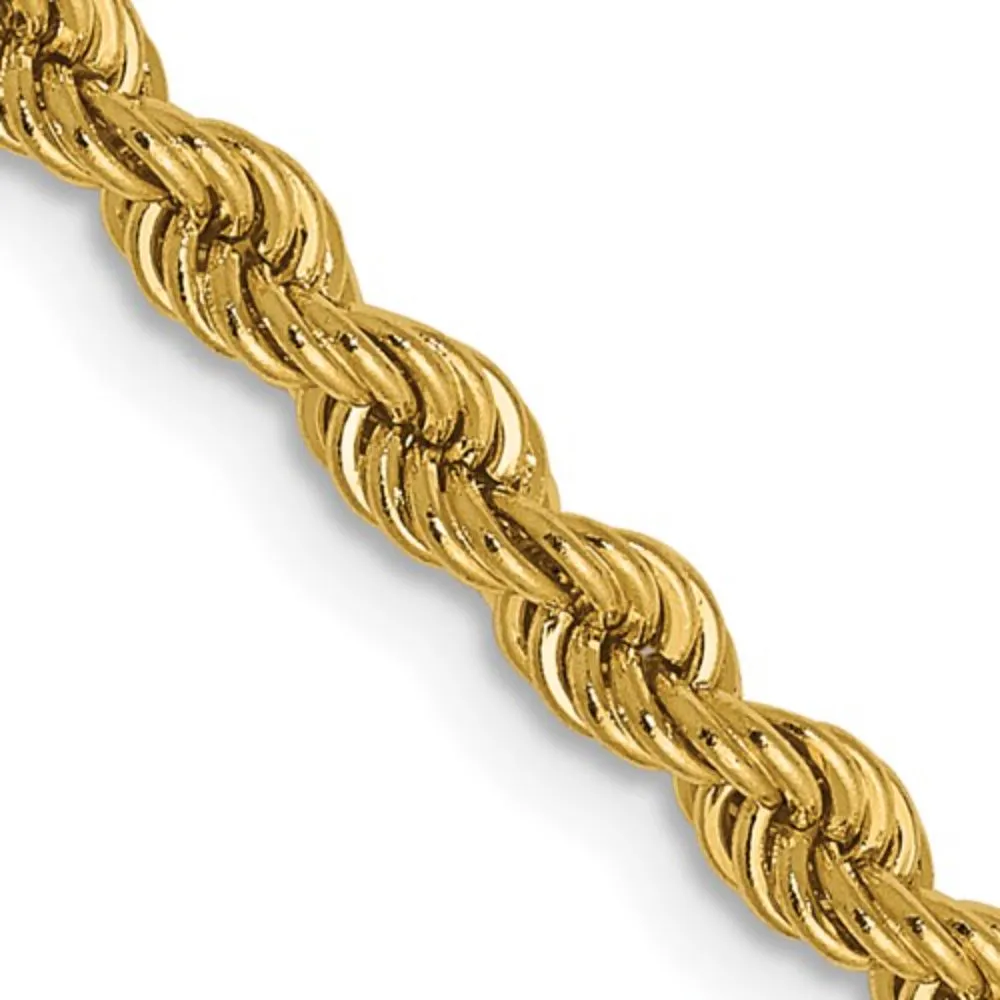 14k Gold 2.25mm Rope Chain