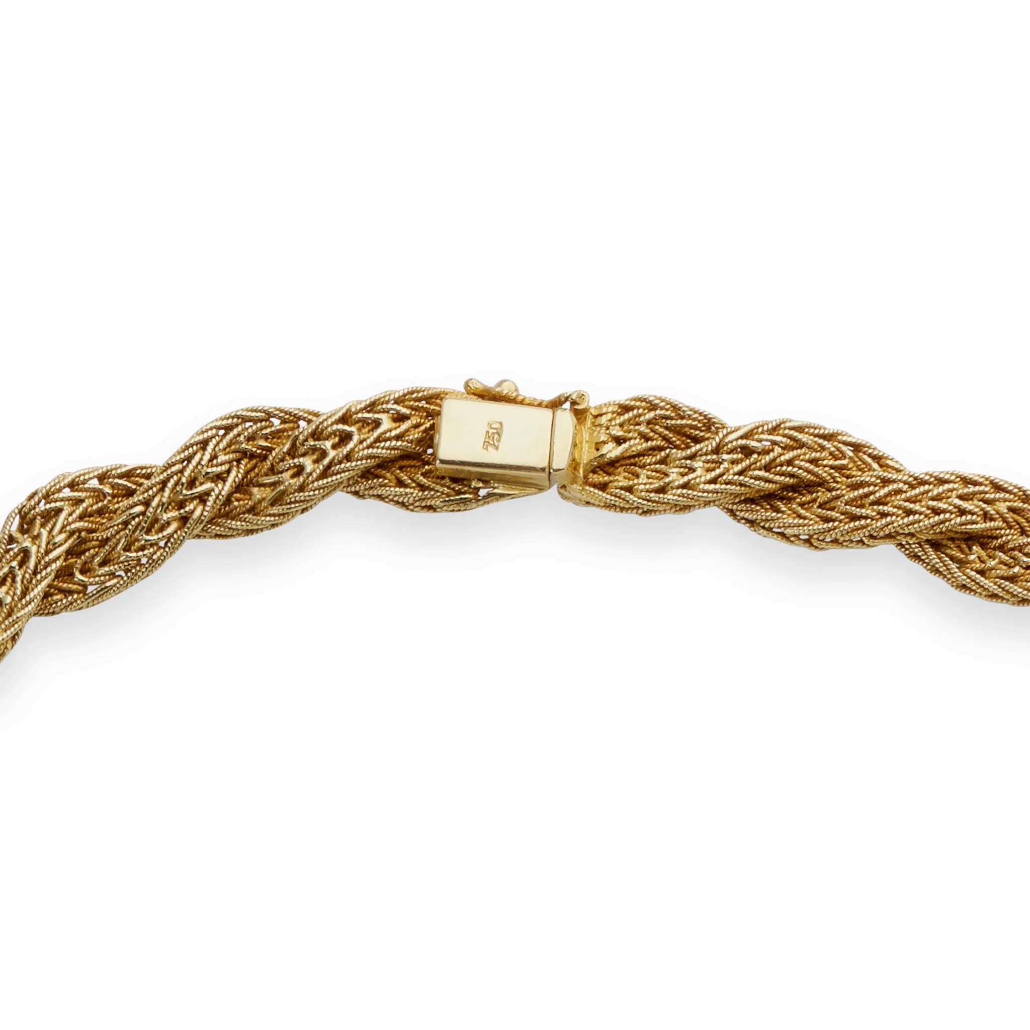 18K Gold Rope Necklace