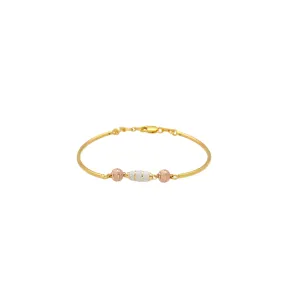 22K-Multi-Tone-Gold-Angai-Beaded-Bracelet