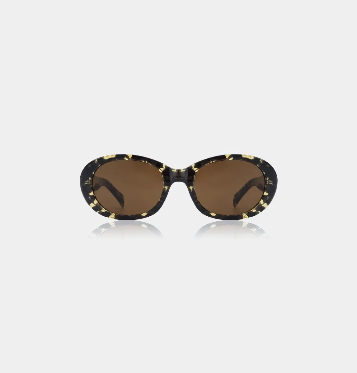 A. Kjrbede sunglasses Anma Black / Yellow Tortoise