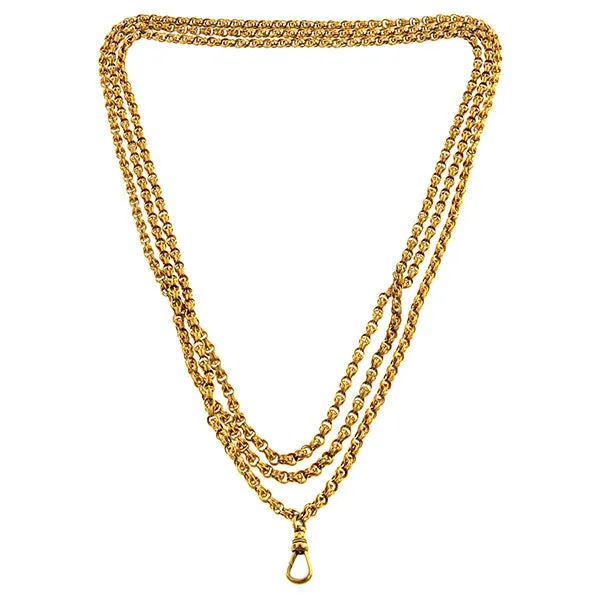 Antique Fancy Link Chain Necklace