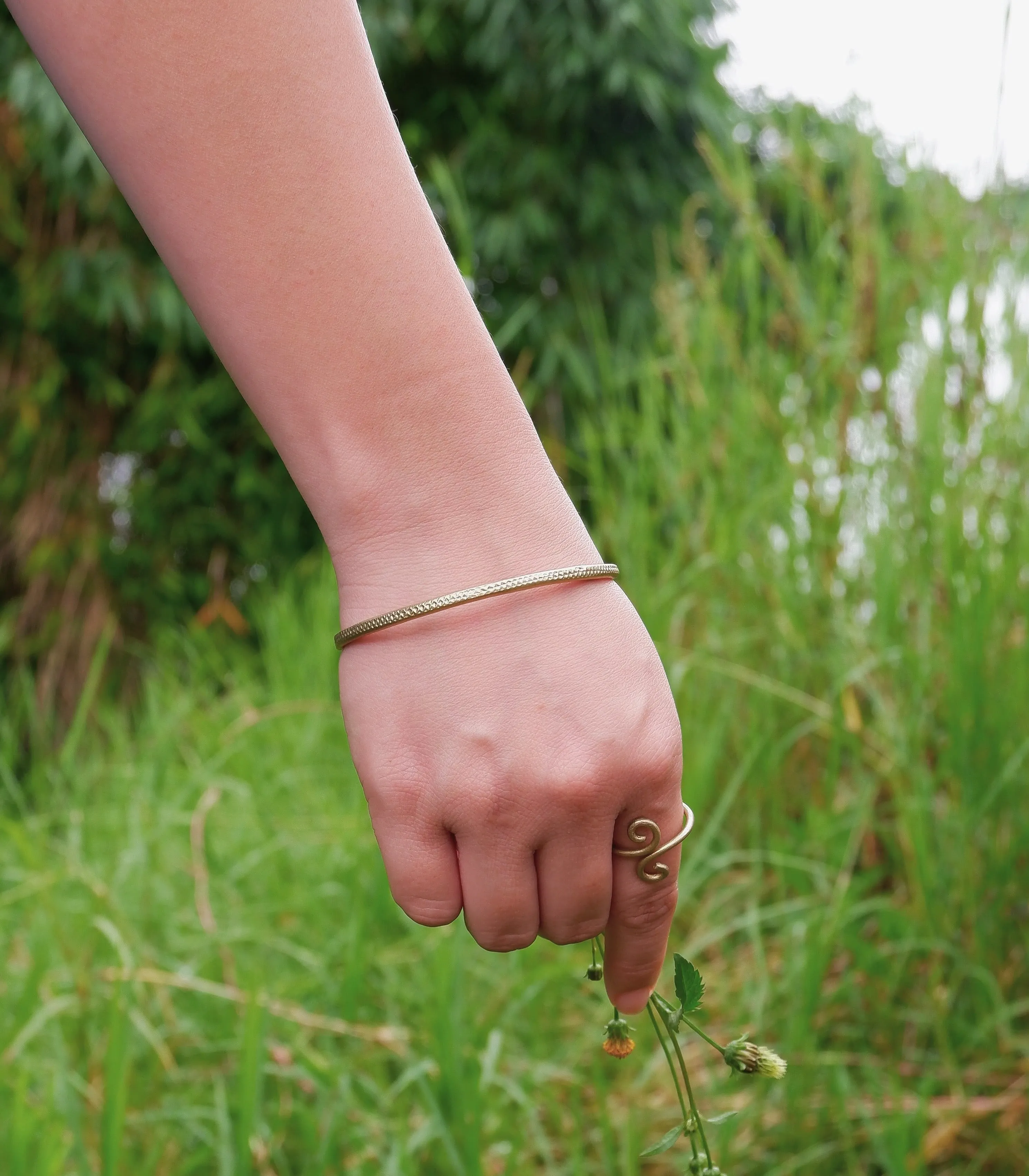 Bluko Wire Brass Ring