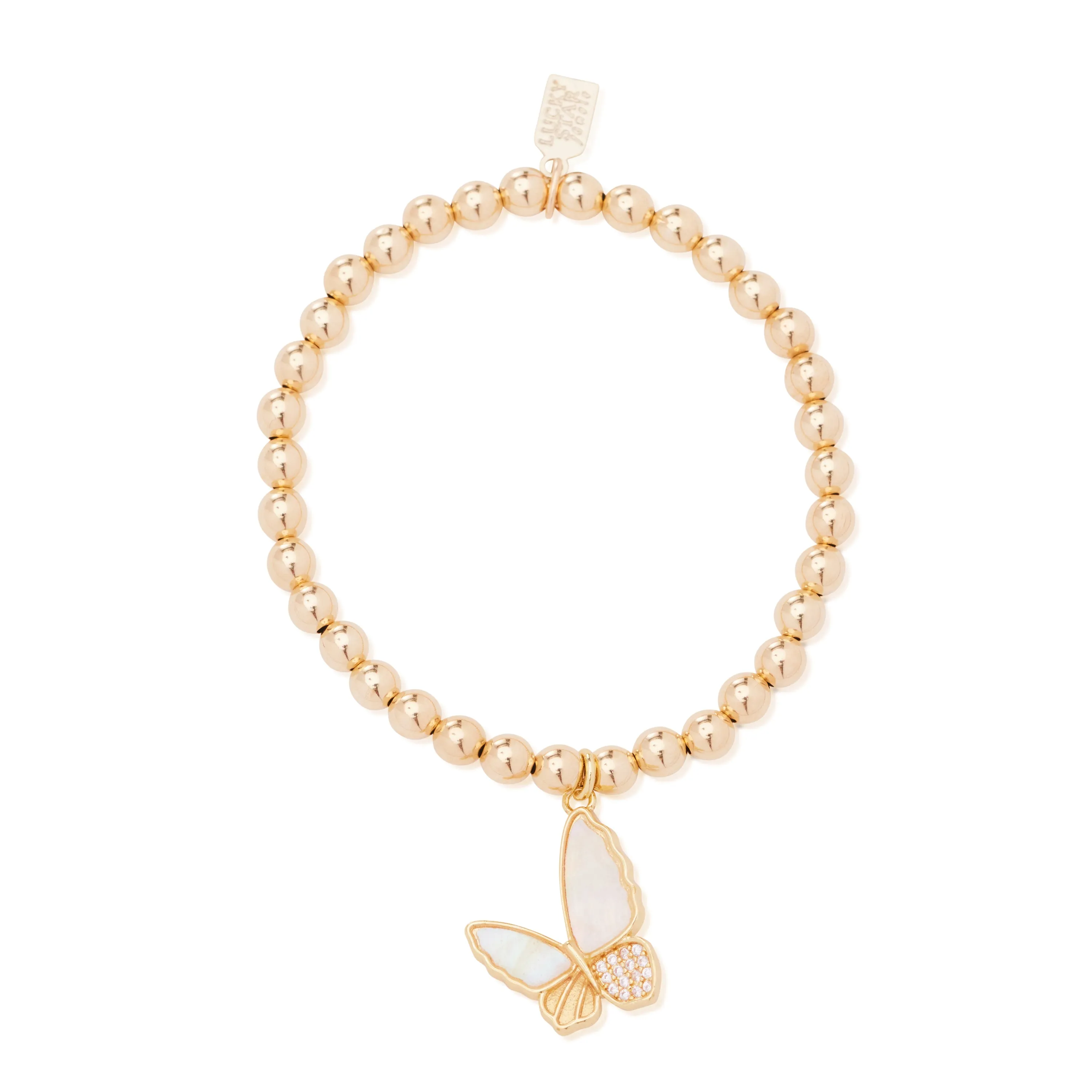 Butterfly Gem Bubble Bracelet