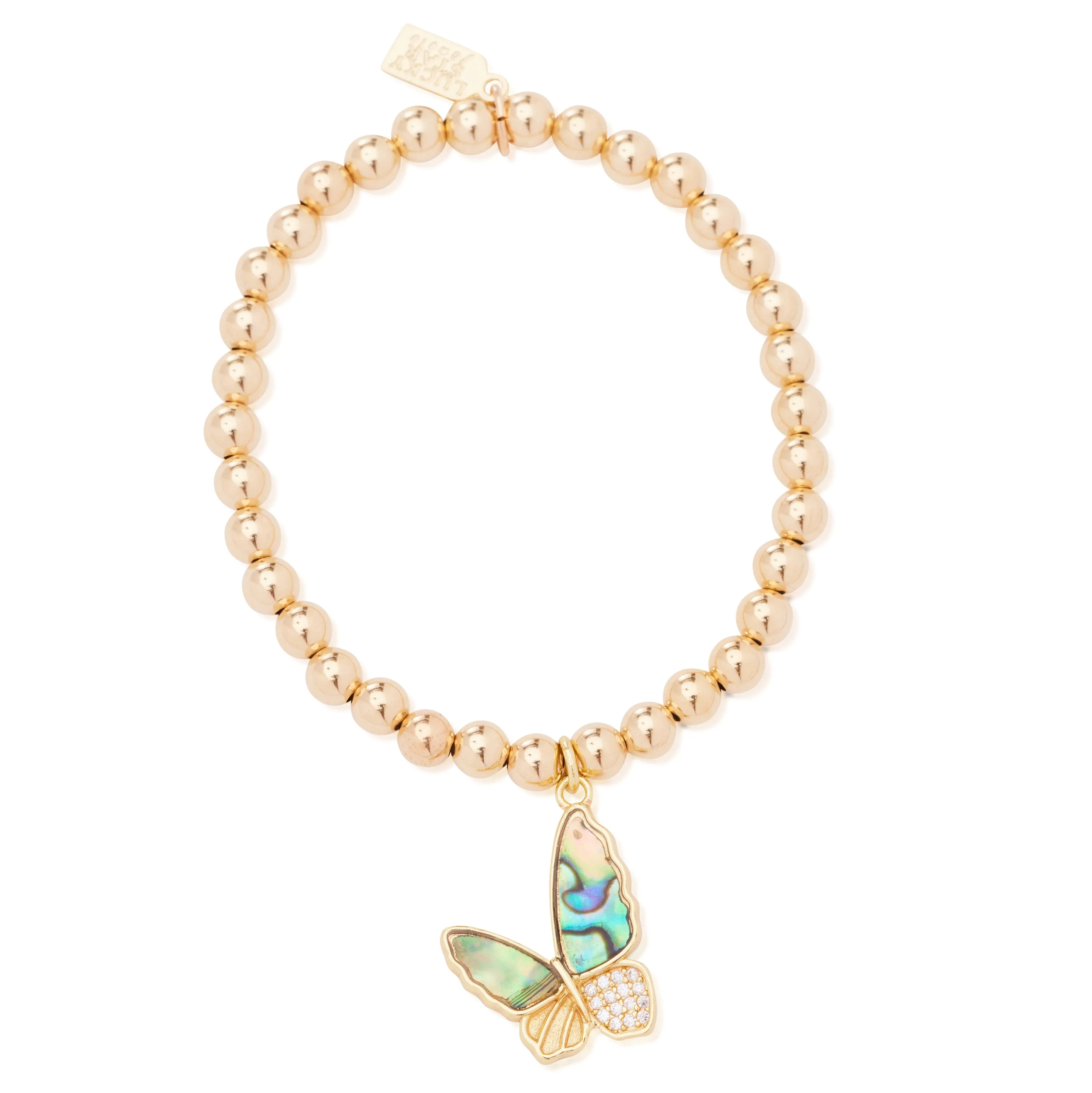 Butterfly Gem Bubble Bracelet