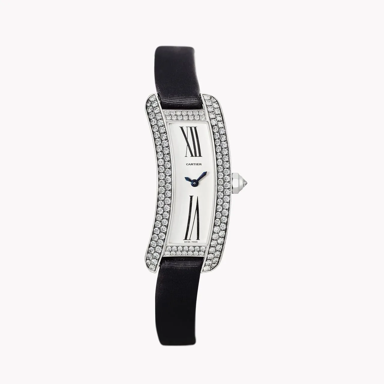 Cartier Ballerine with Pave Diamonds