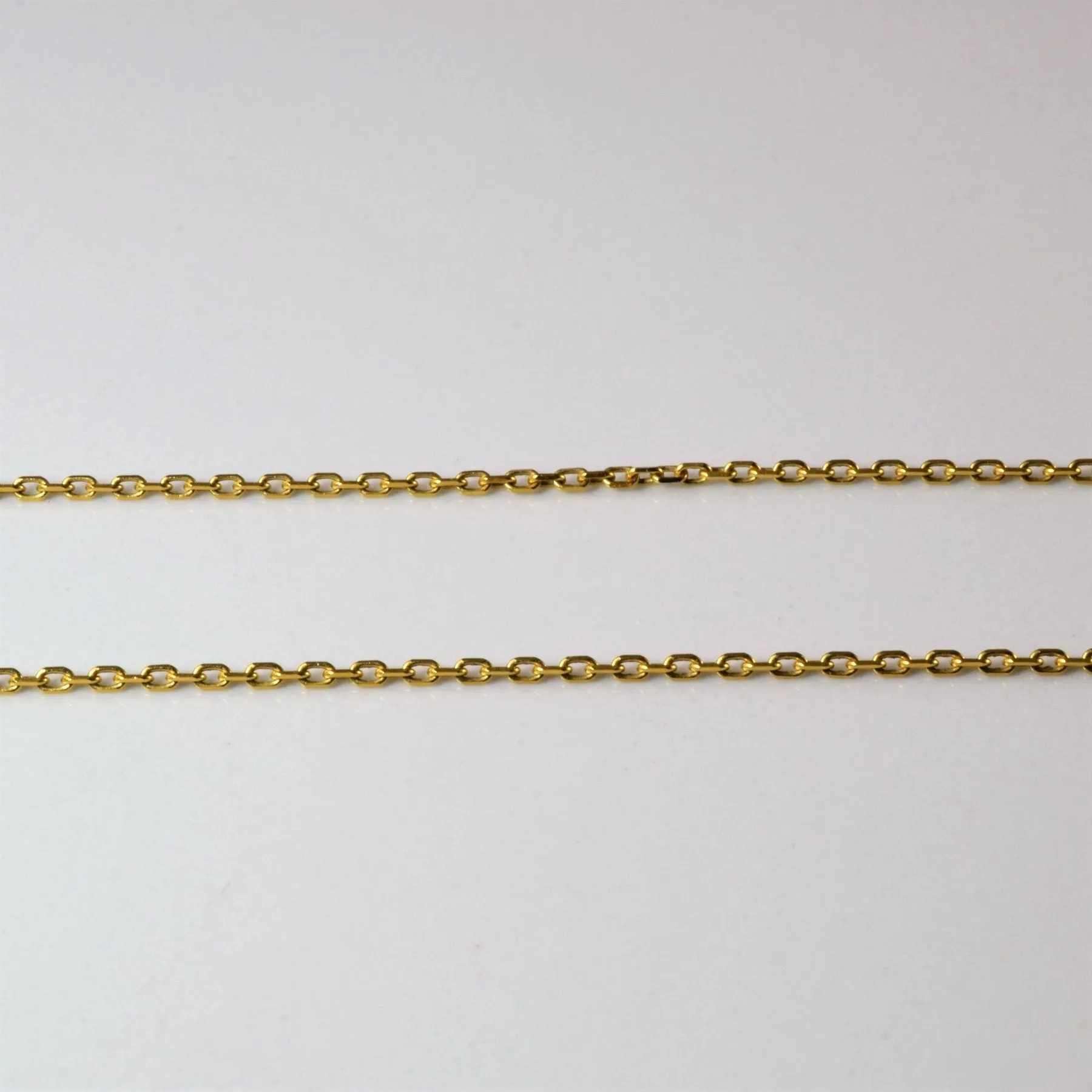 'Cartier' Inspired Gold Necklace | 16" |