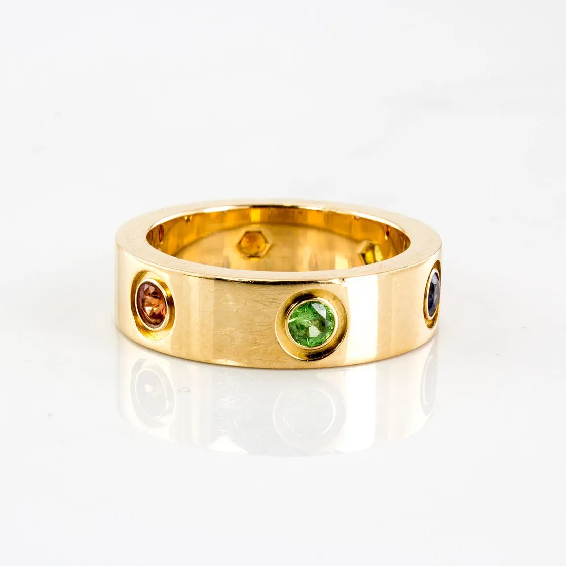 'Cartier' Love Ring, Multi Gemstone