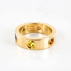 'Cartier' Love Ring, Multi Gemstone