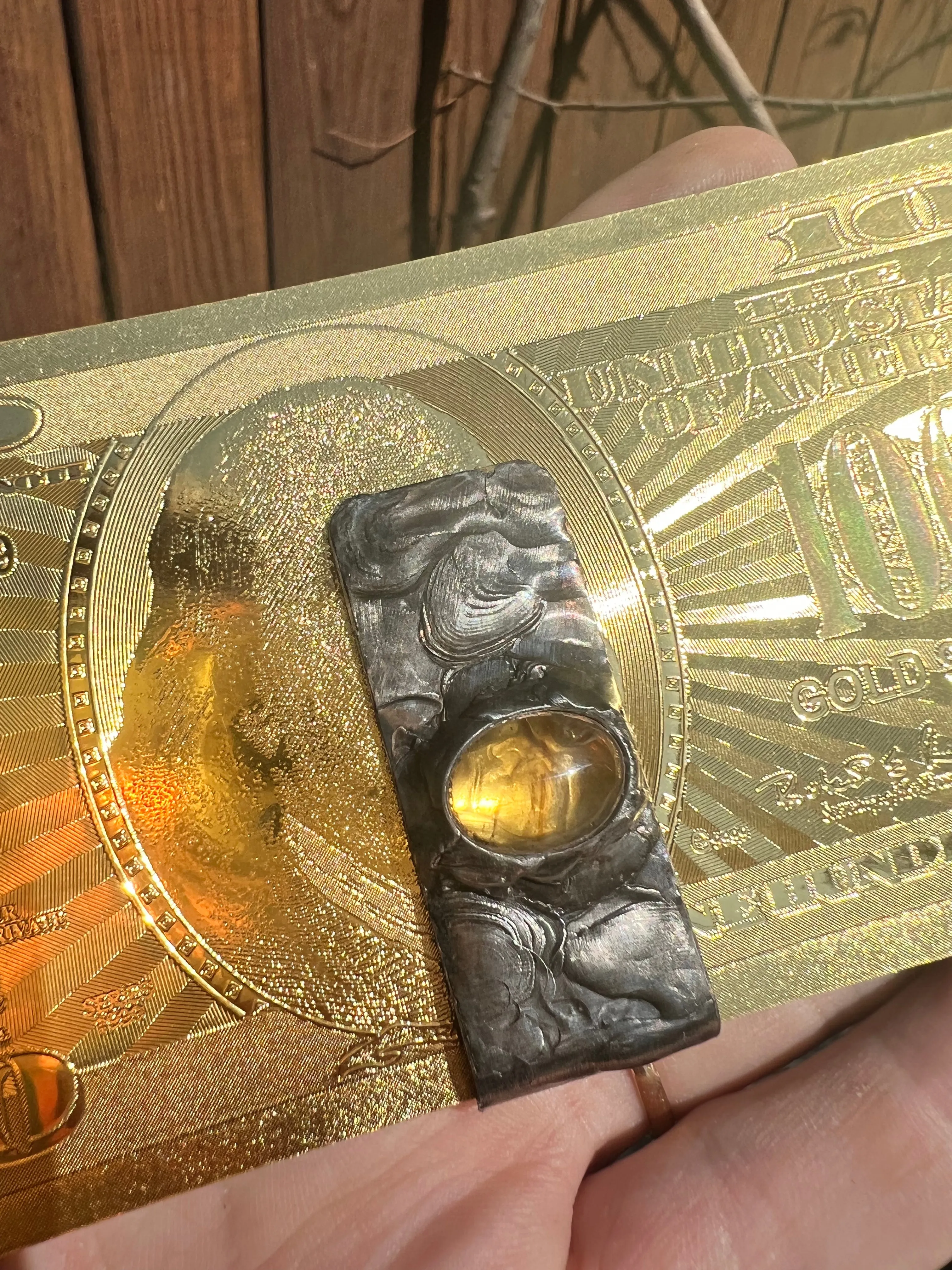 Citrine Money Clip