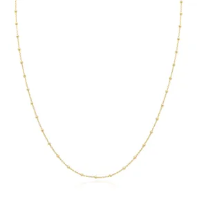 Classic Beaded Chain Necklace