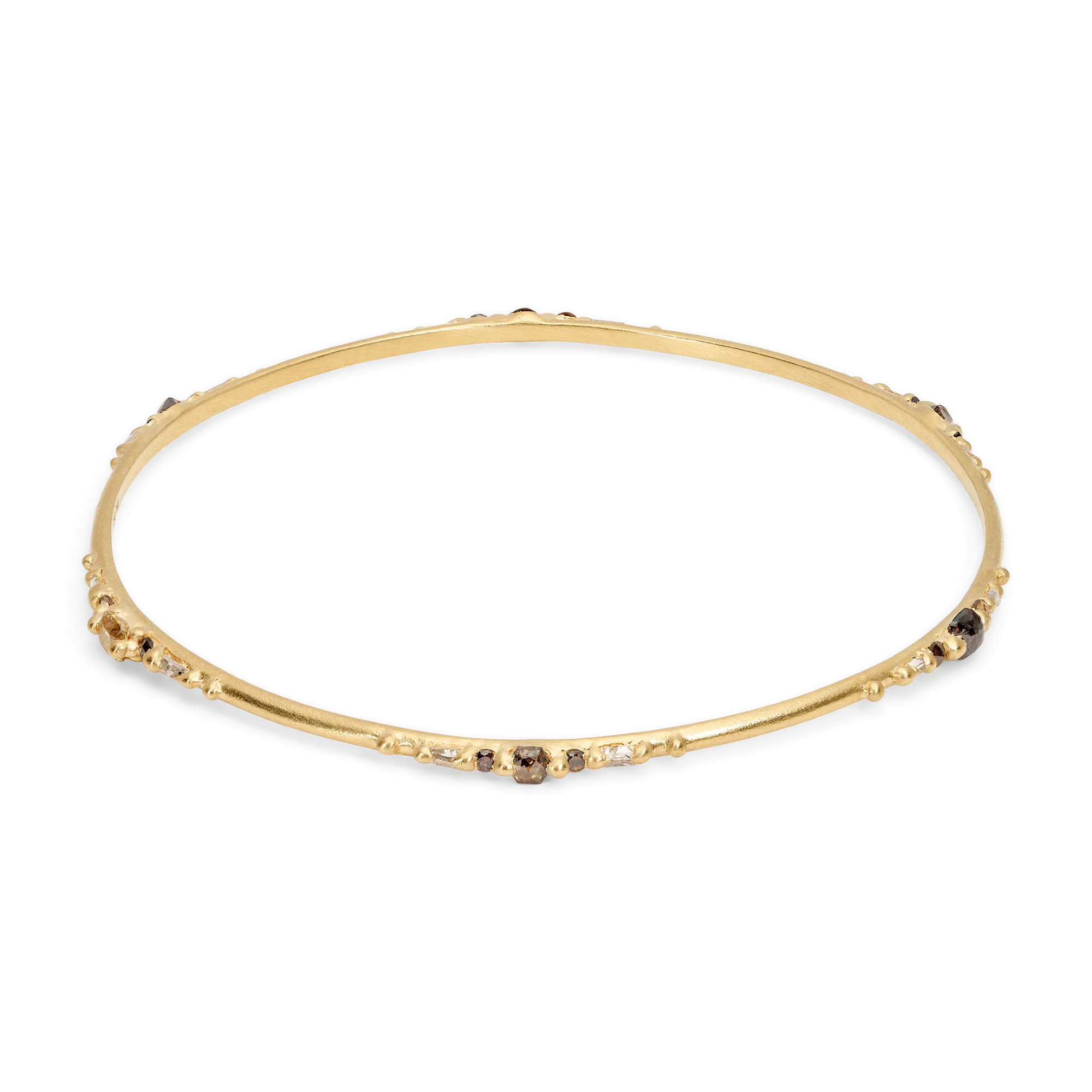 Cognac Diamond Geo Bracelet - 11613