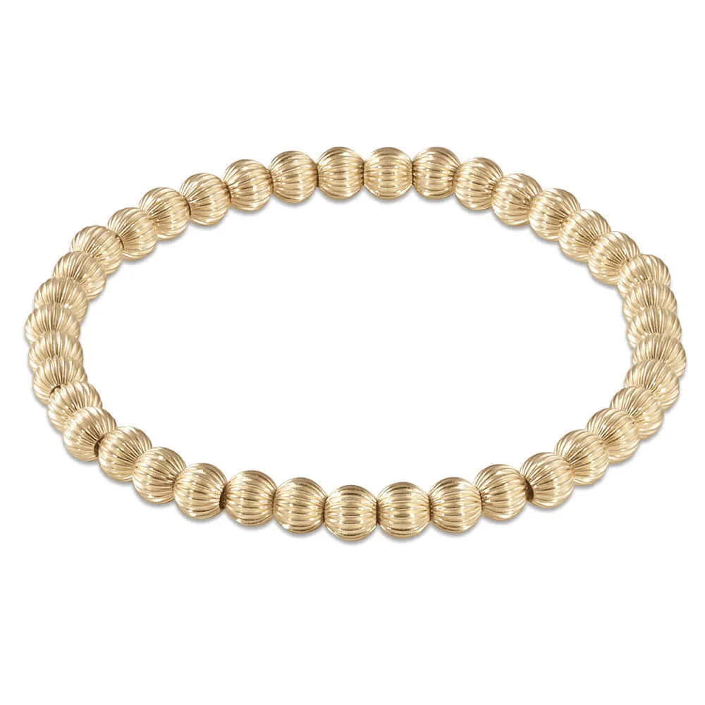 ENewton 5mm Gold Dignity Bracelet