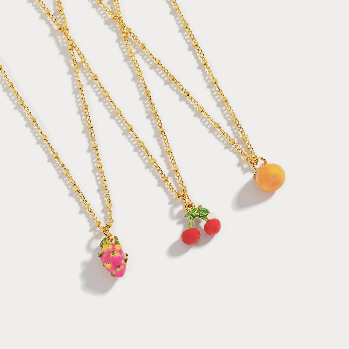 Fruit Enamel Necklace