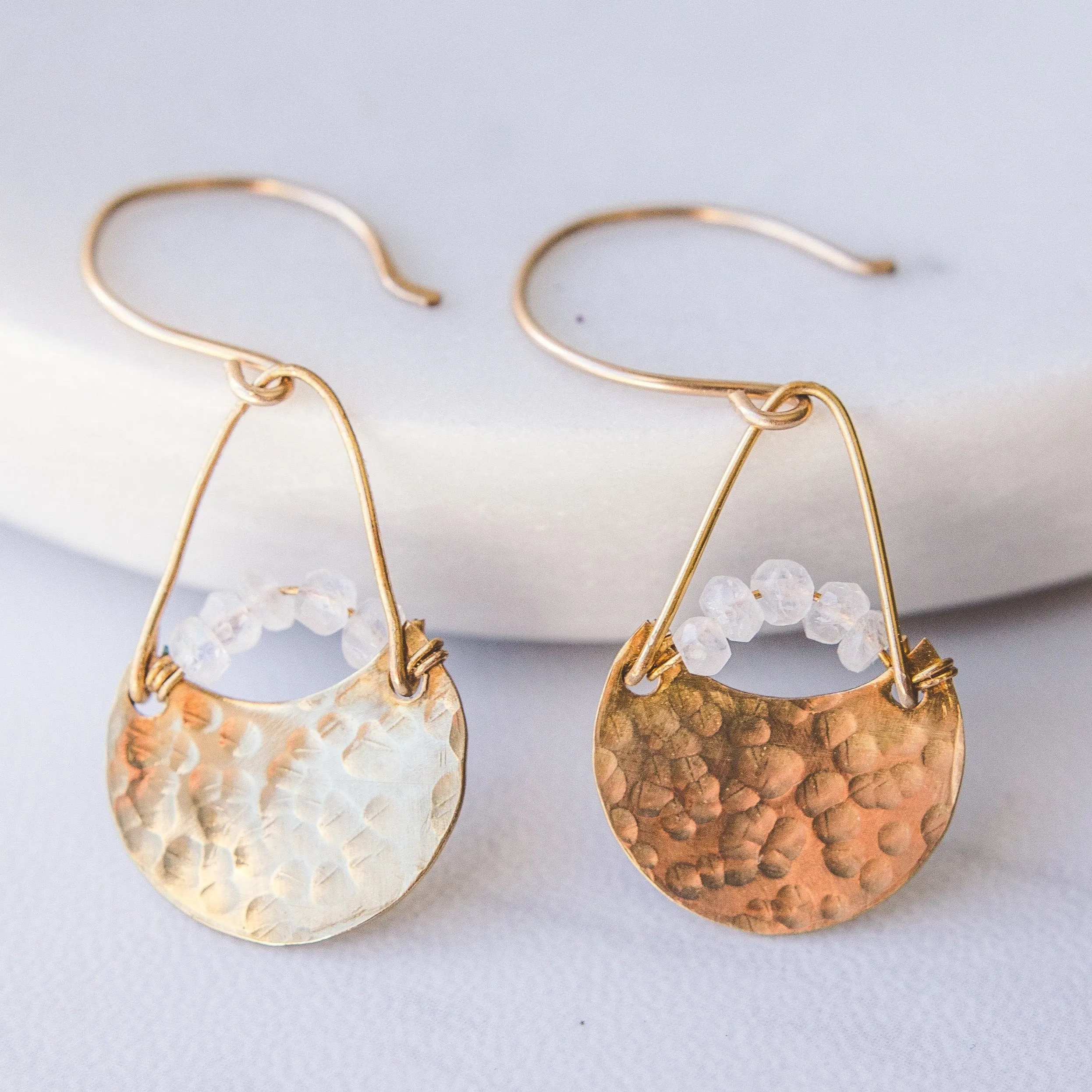 Gate Keeper Earrings- Moonstone