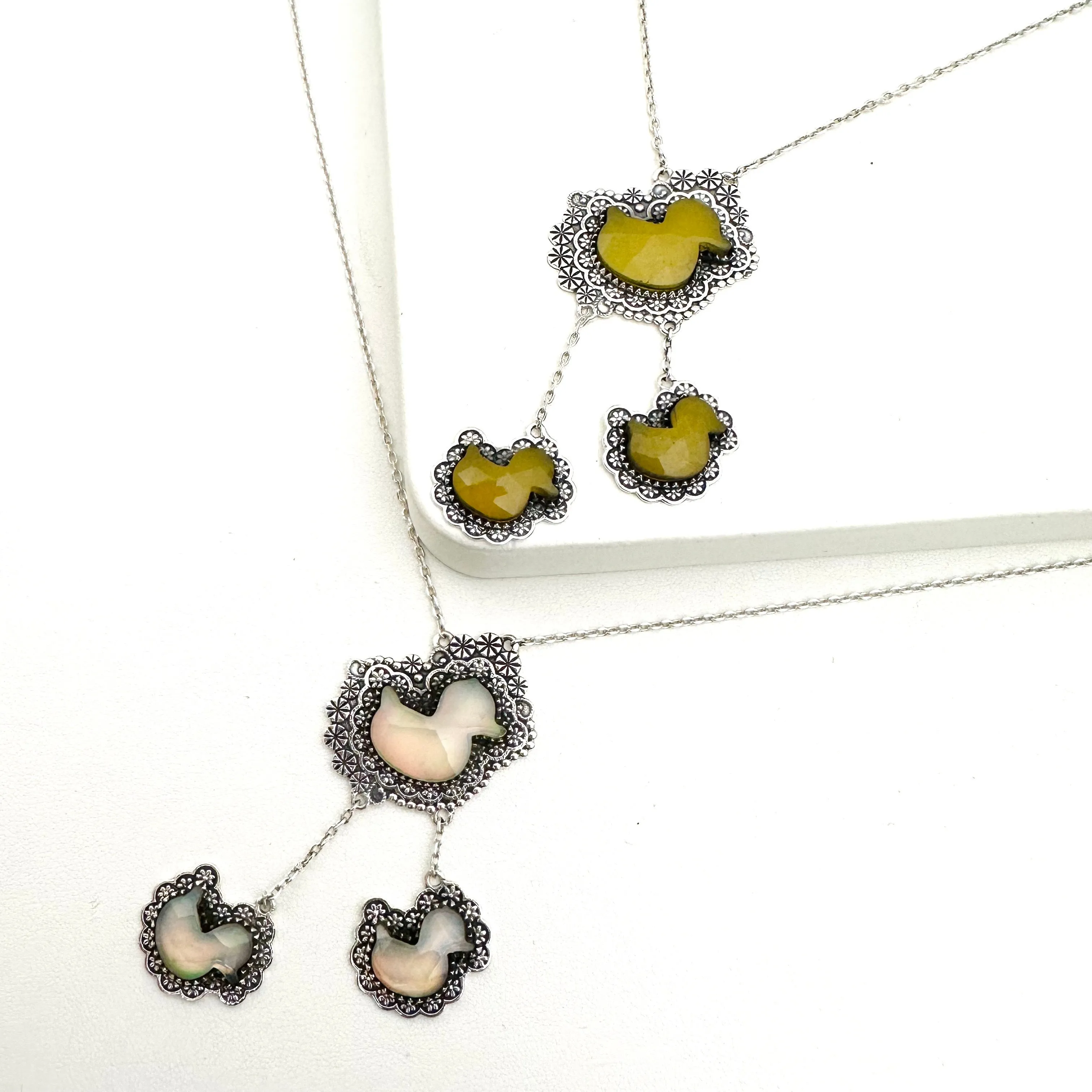 Get Your Ducks in a Row Duckie Necklace