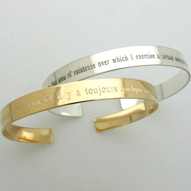 GPS Coordinates Latitude Longitude Bracelet for Men