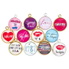 I Love Taylor Jewelry Making Charms – Wholesale Bulk Designer Glass Charms