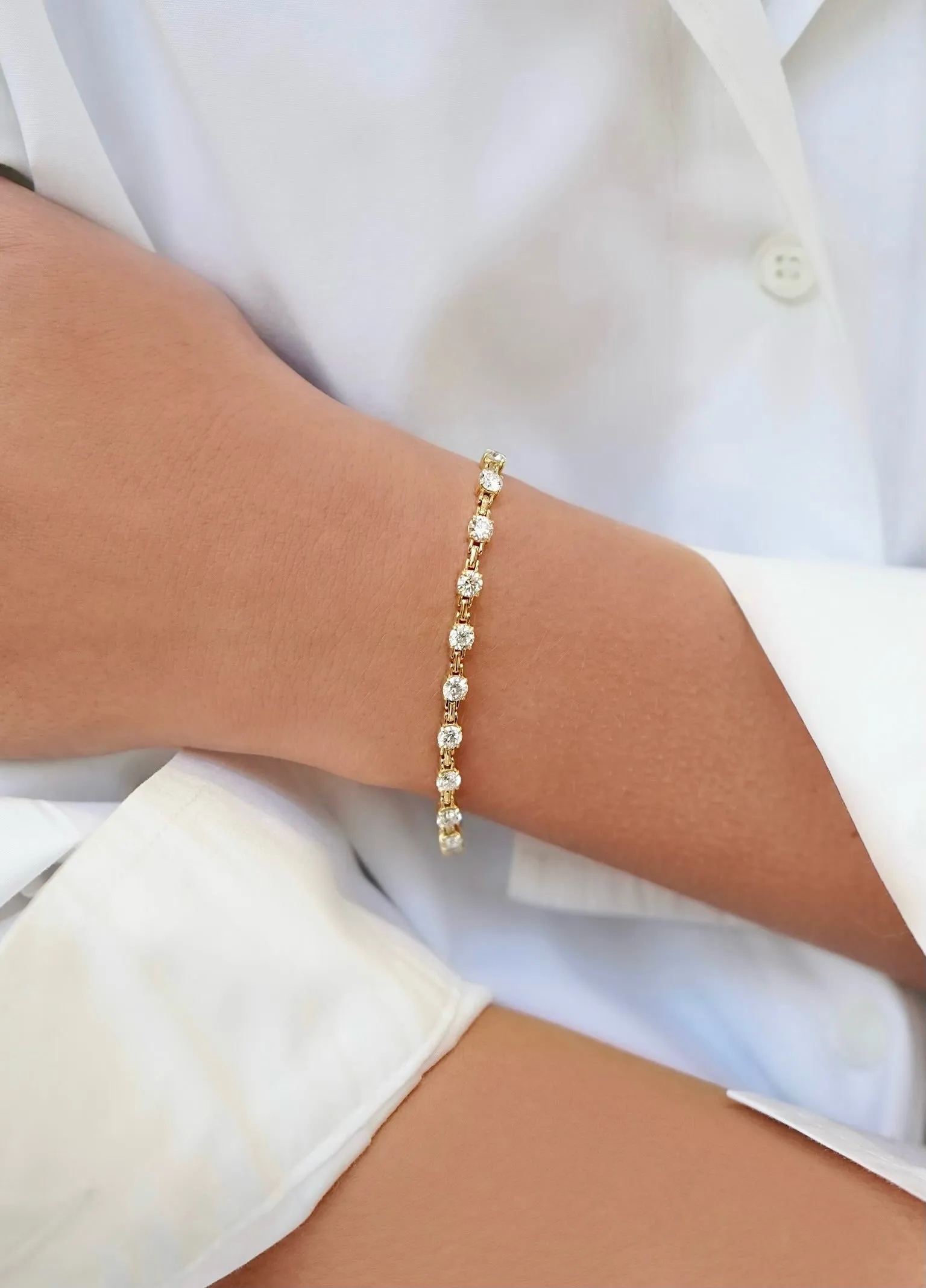 Large Diamond Bracelet