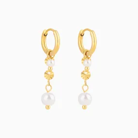 Lucky Pearl Drop Earrings