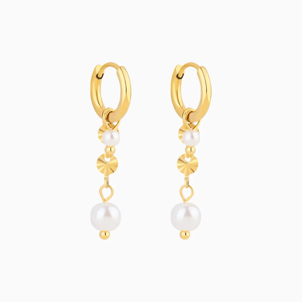 Lucky Pearl Drop Earrings