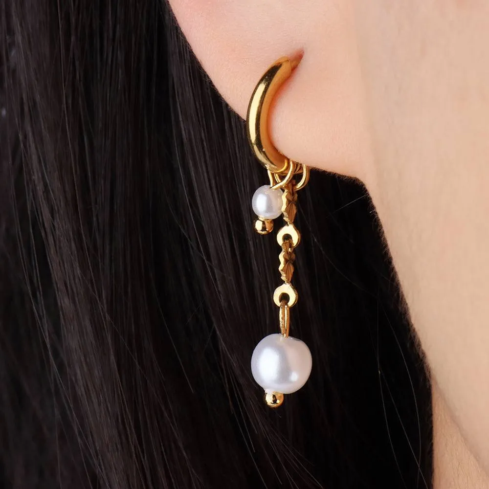 Lucky Pearl Drop Earrings