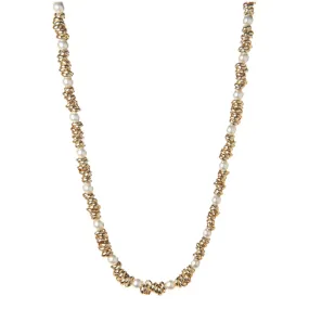 MANU PEARL RONDELLE NECKLACE