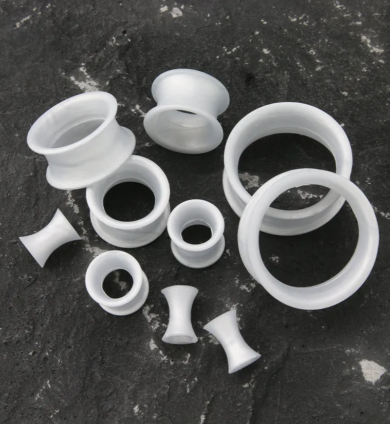 Matte Silver Silicone Ear Skins