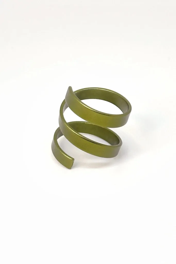 Monica - Scup Ring - Olive