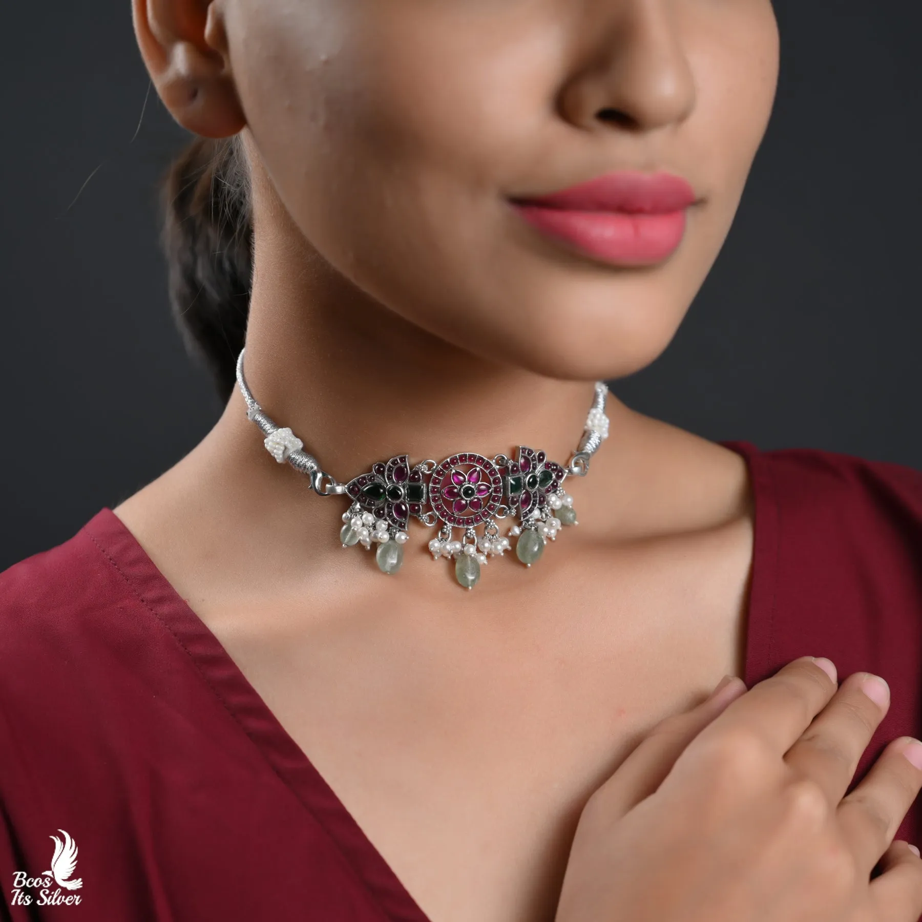 OXIDIZED CHOKER - 4441