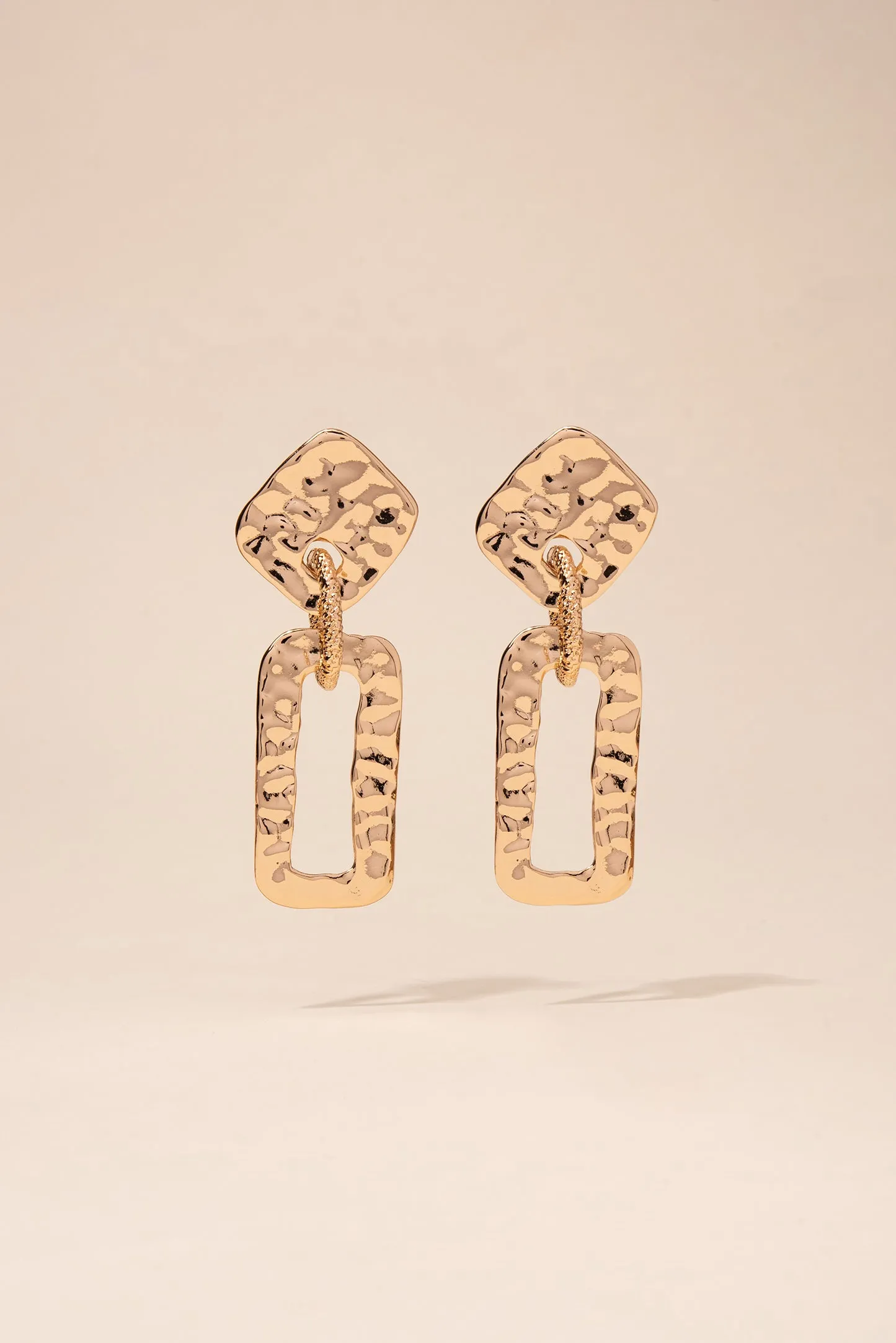 Pamela Textured Geometric Earrings