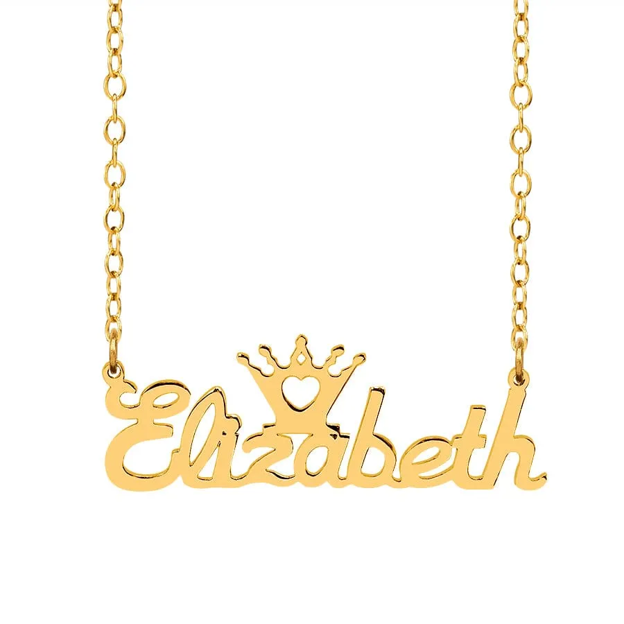 Personalized Crown Name Plate