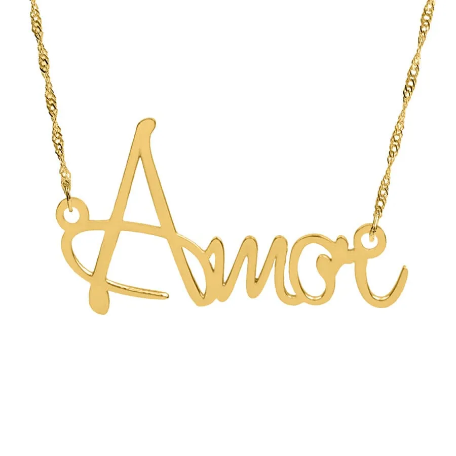 Positive Word Necklace