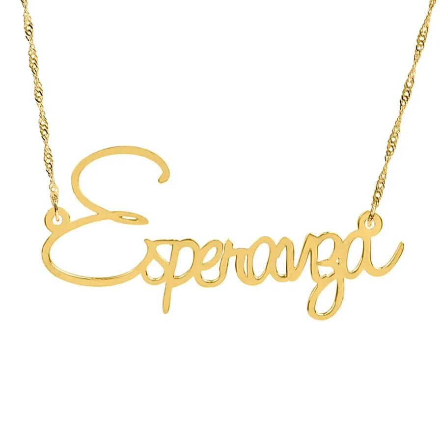 Positive Word Necklace