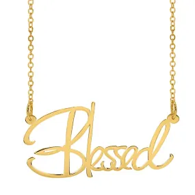 Positive Word Necklace