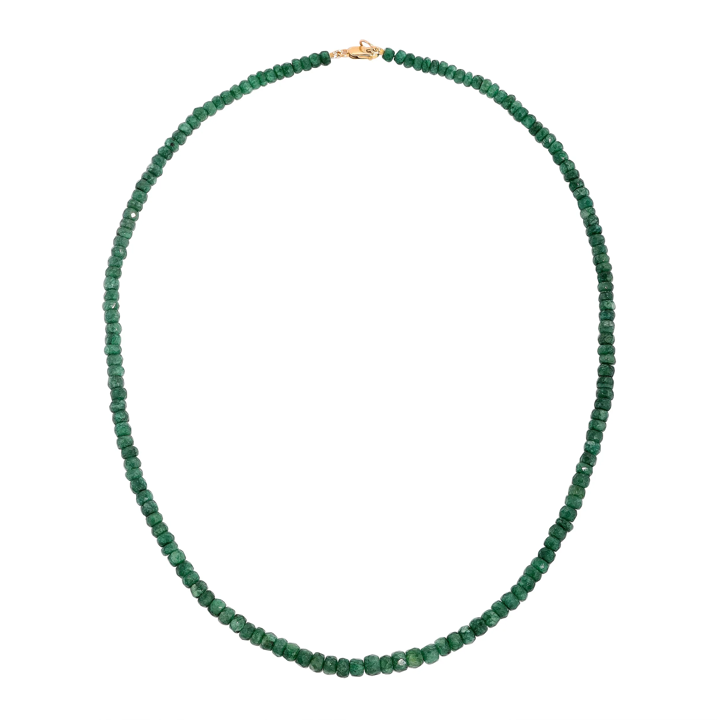 Raw Emerald Necklace