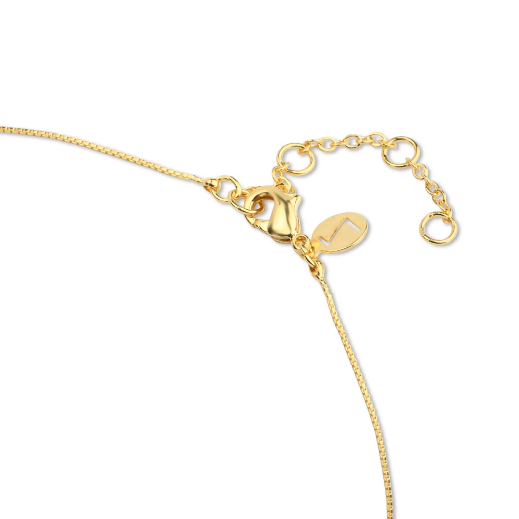 Real Gold Plated Z Mini Puff Heart Necklace For Women By Accessorize London