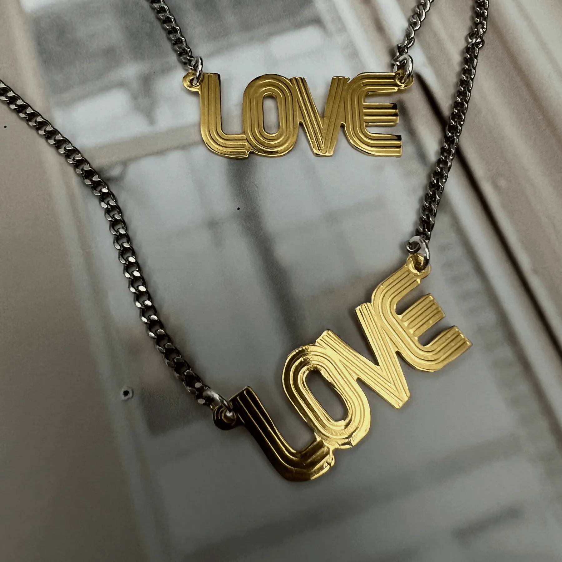 Retro Love Necklace