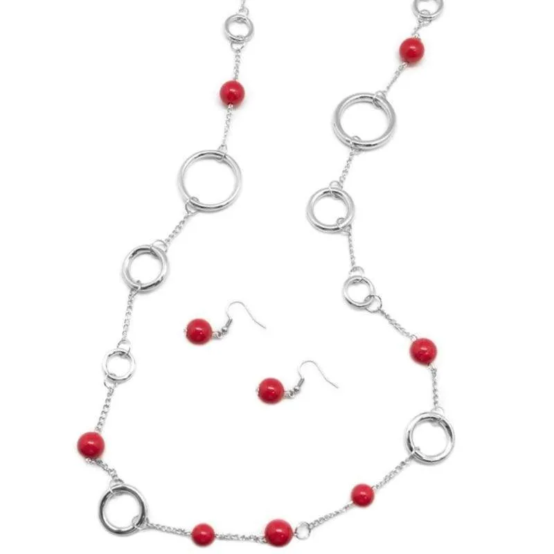 Ring My Bell Red Necklace