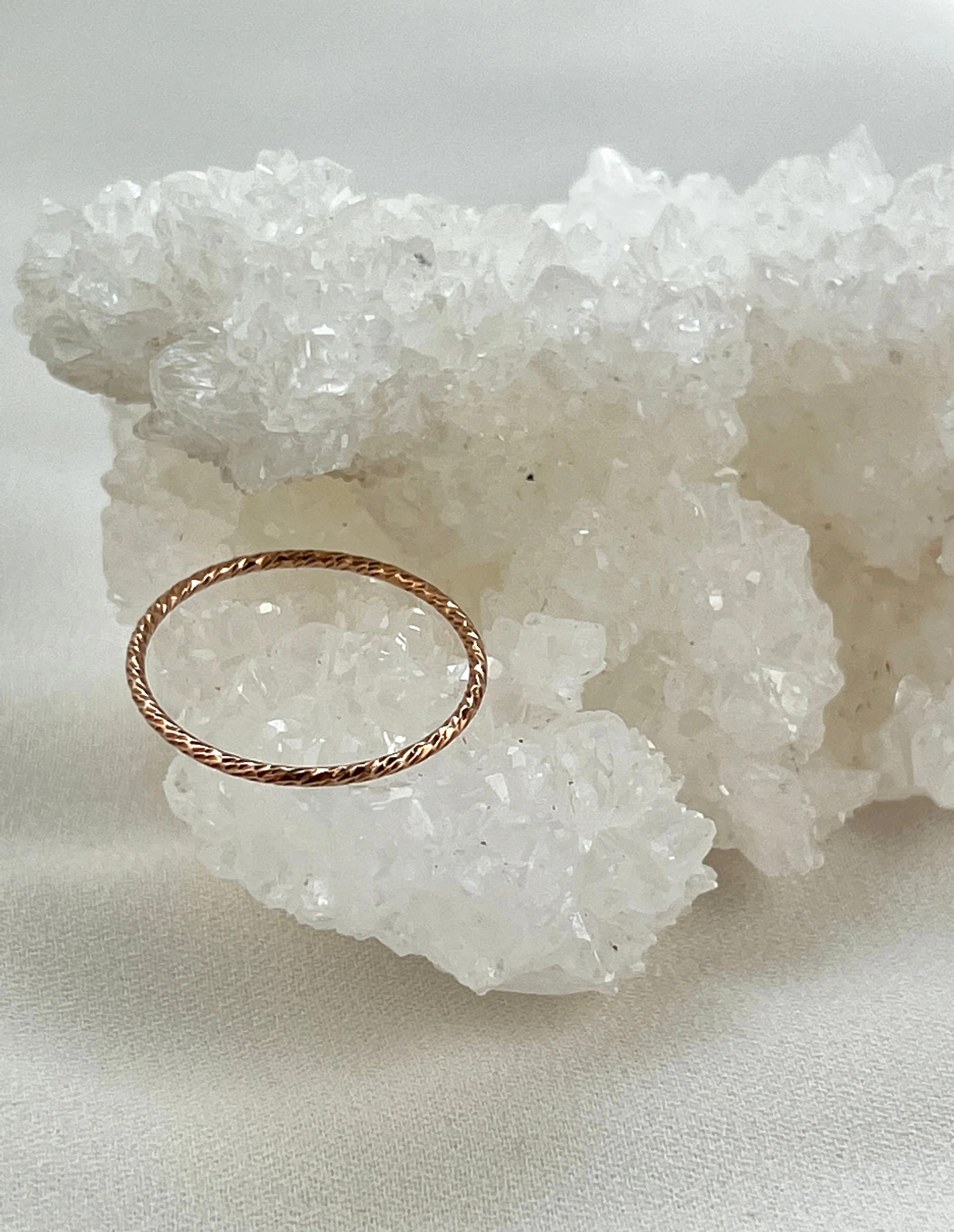 Rose Gold Filled Sparkle Ring