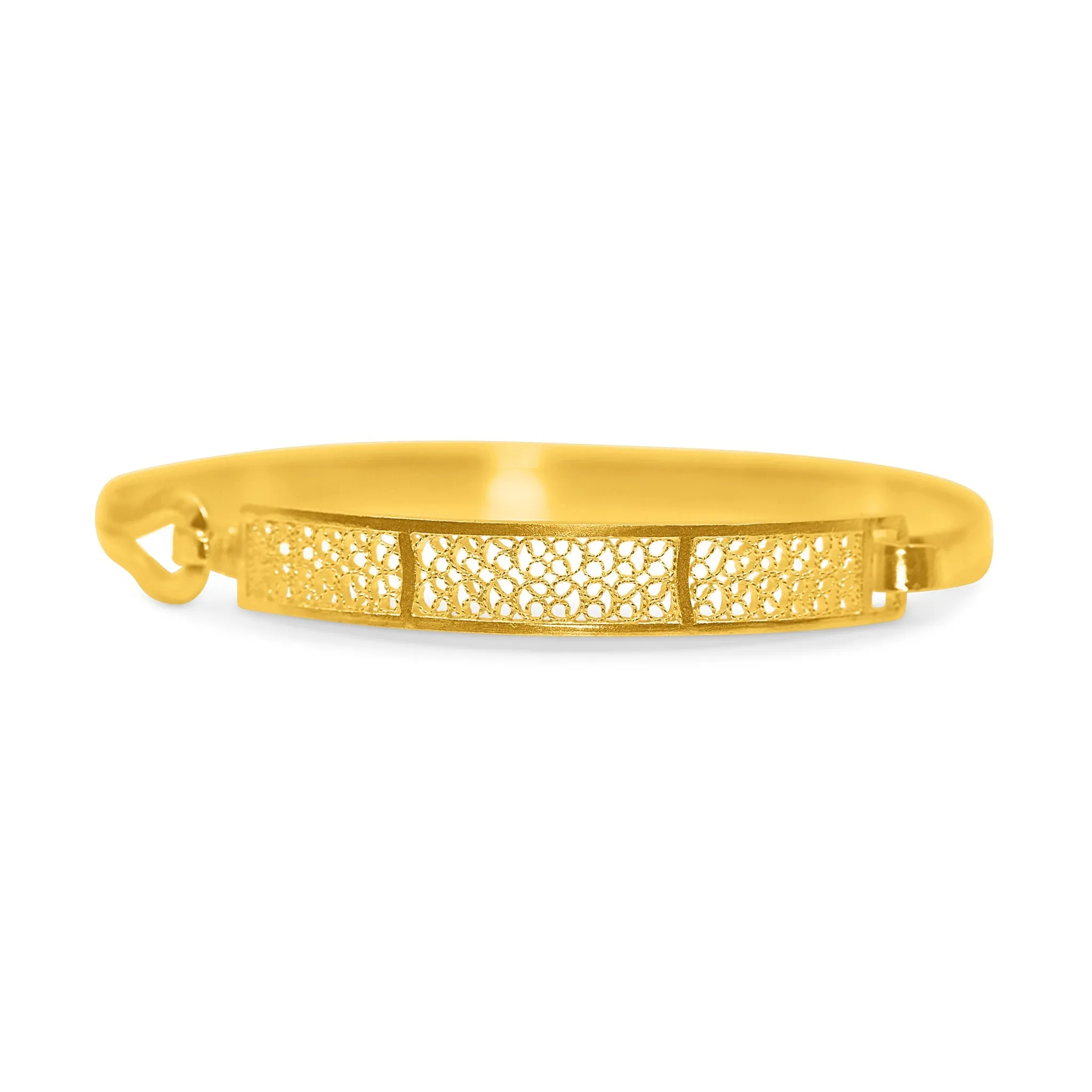 SAWYER GOLD CLASP BRACELET FILIGREE