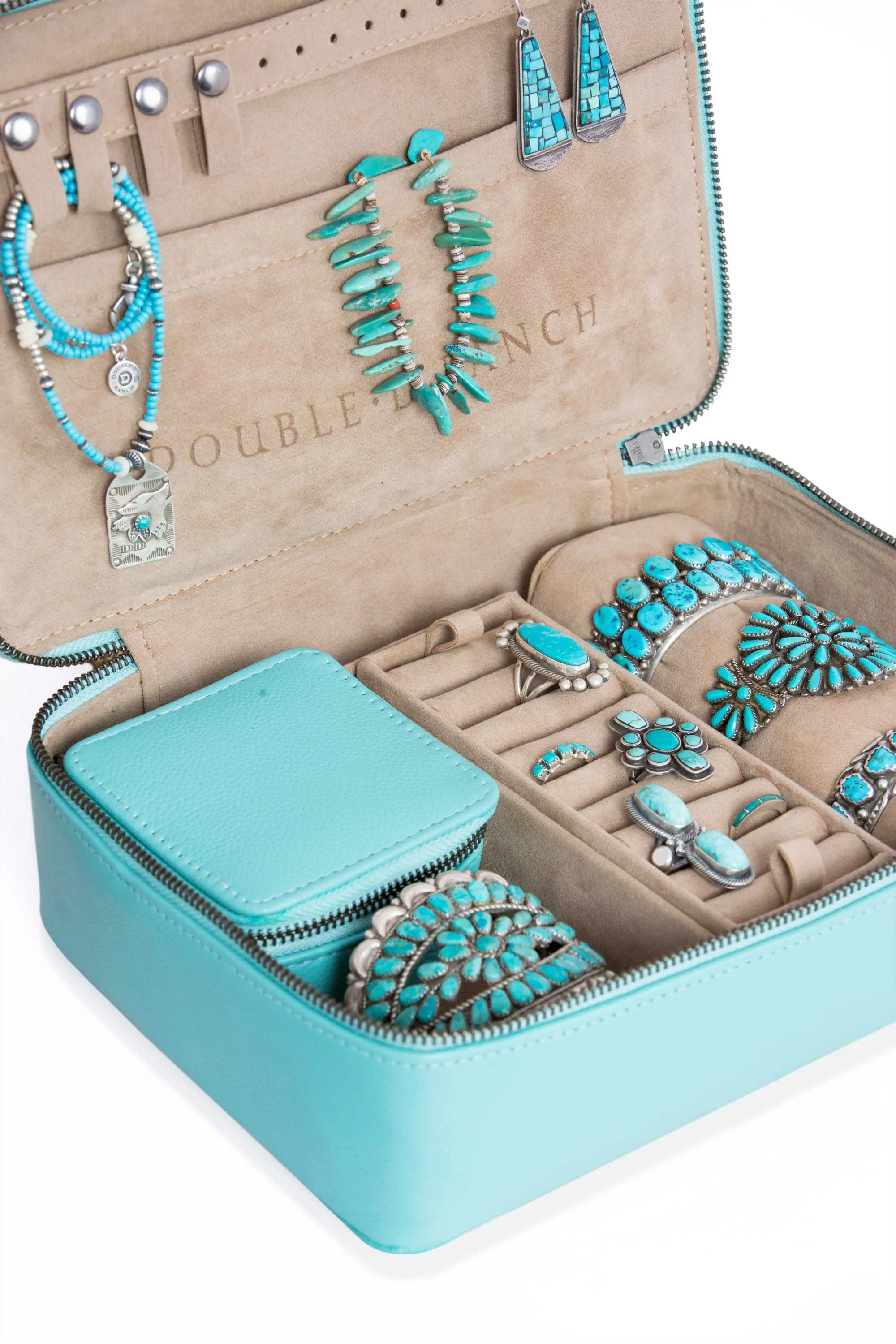 Travel Series - The Santa Fe Zippered Jewelry Case