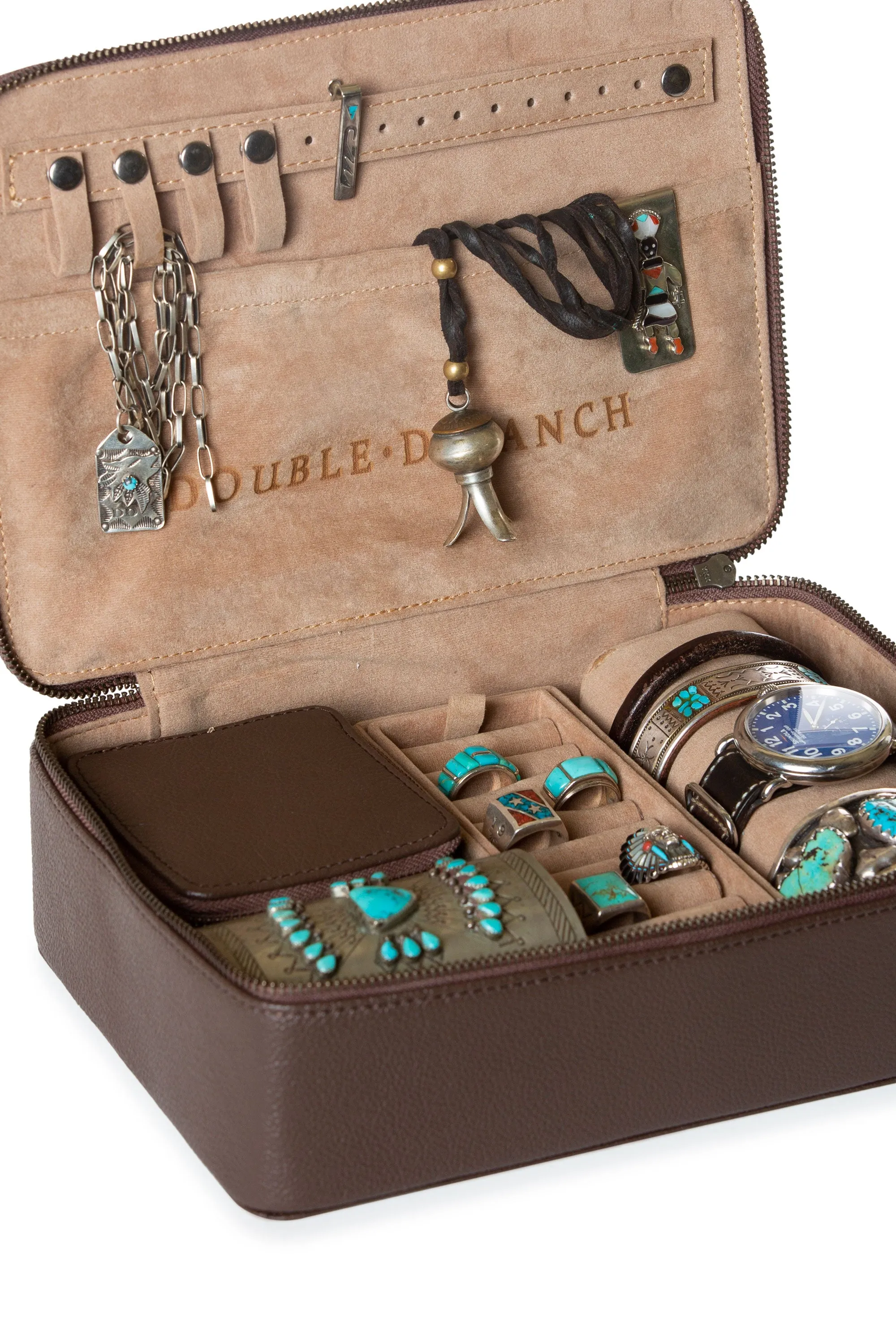 Travel Series - The Santa Fe Zippered Jewelry Case