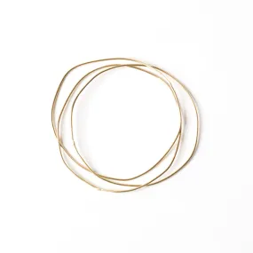 Triple Link URS Gold Bangle