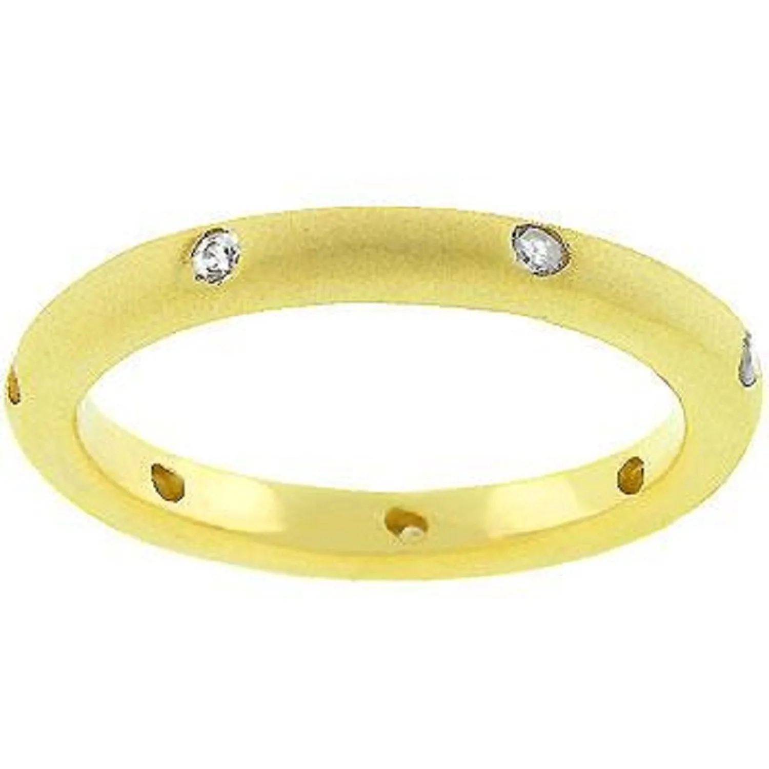 WildKlass Matte Gold Wedding Band