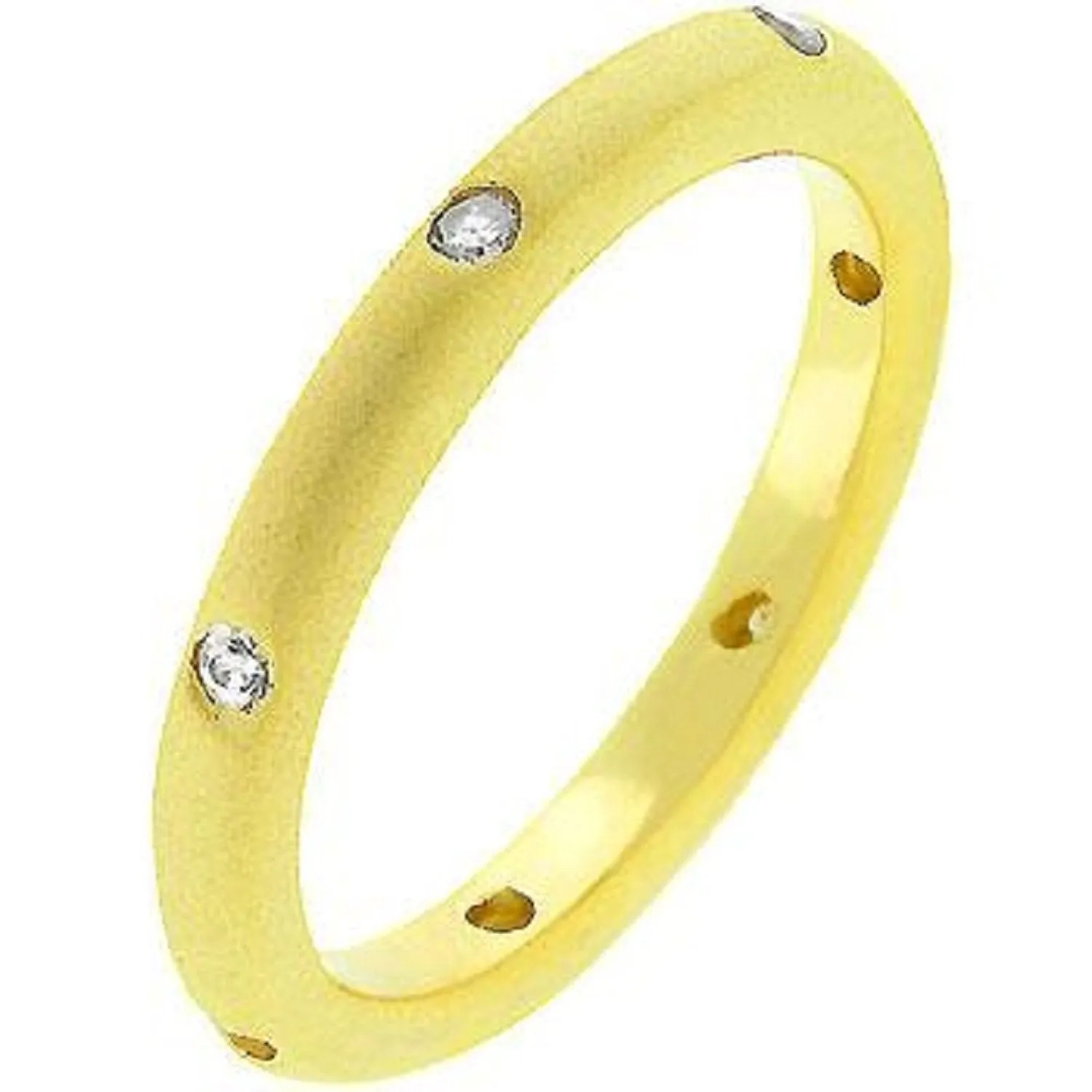 WildKlass Matte Gold Wedding Band