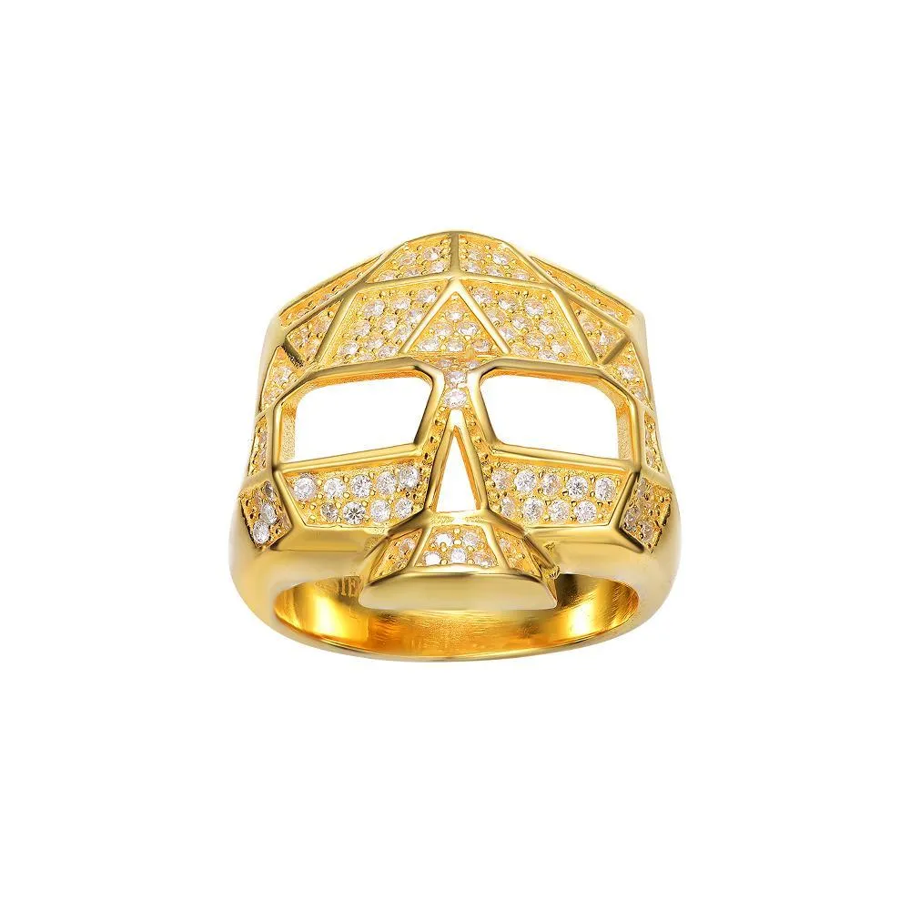 WildKlass Mister Facet Skull Ring