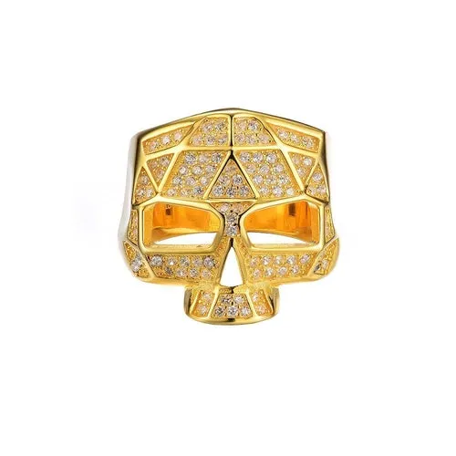 WildKlass Mister Facet Skull Ring