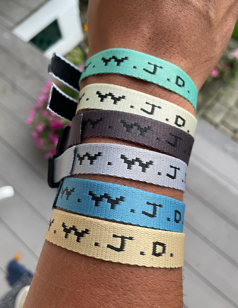 WWJD Surf Bracelet Pack